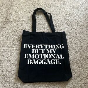 IL Makiage Canvas Tote Bag Emotional‎ Baggage